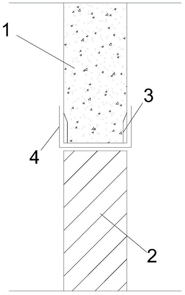 一种砌体与混凝土连接处的防开裂结构的制作方法