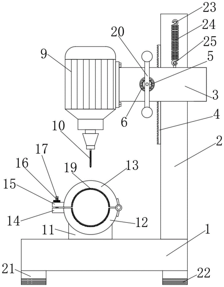 汽车电子水泵轴承中心孔车孔设备的制作方法