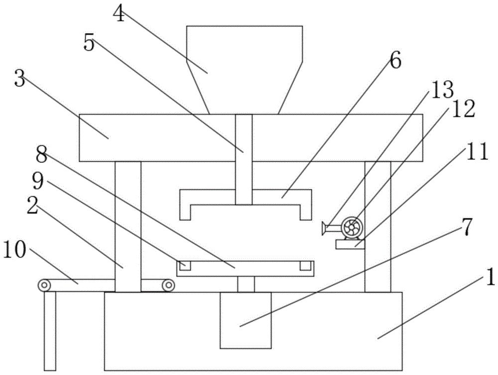 一种防盗门高强度防撬边快速成型设备的制作方法