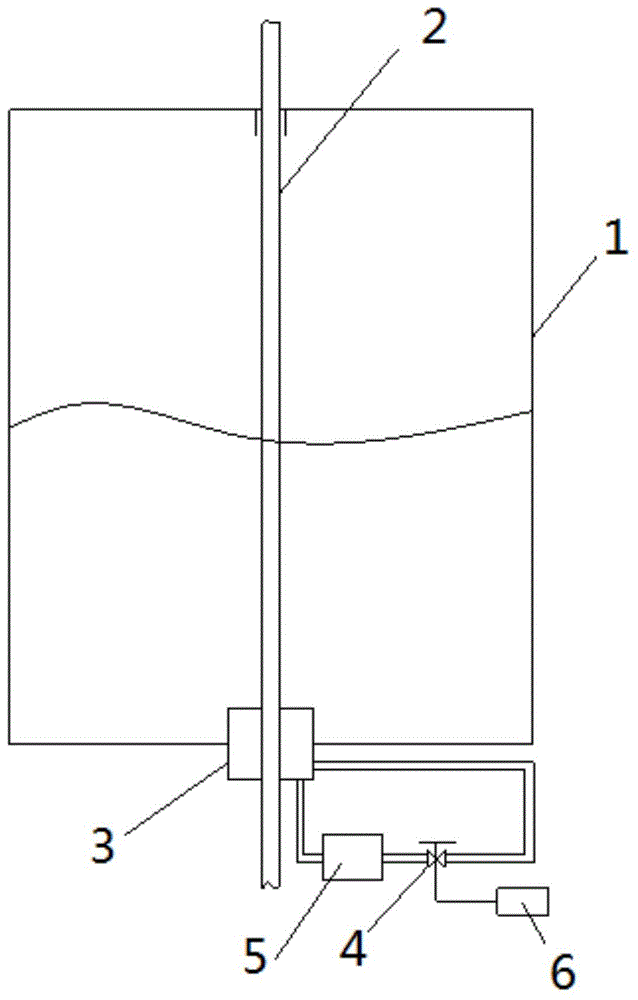 一种带有冷却水套的垂直式热浸铜包钢生产装置的制作方法