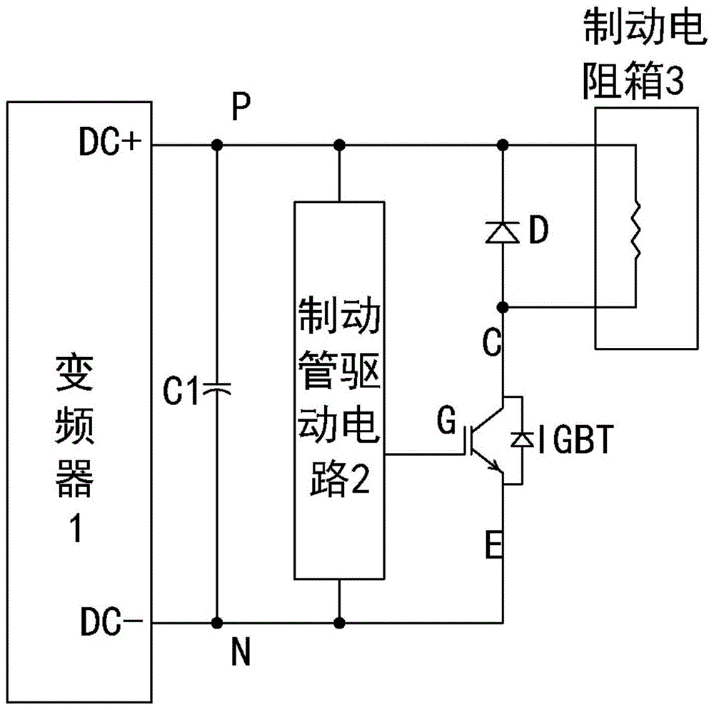 一种变频器的制动单元电路的制作方法