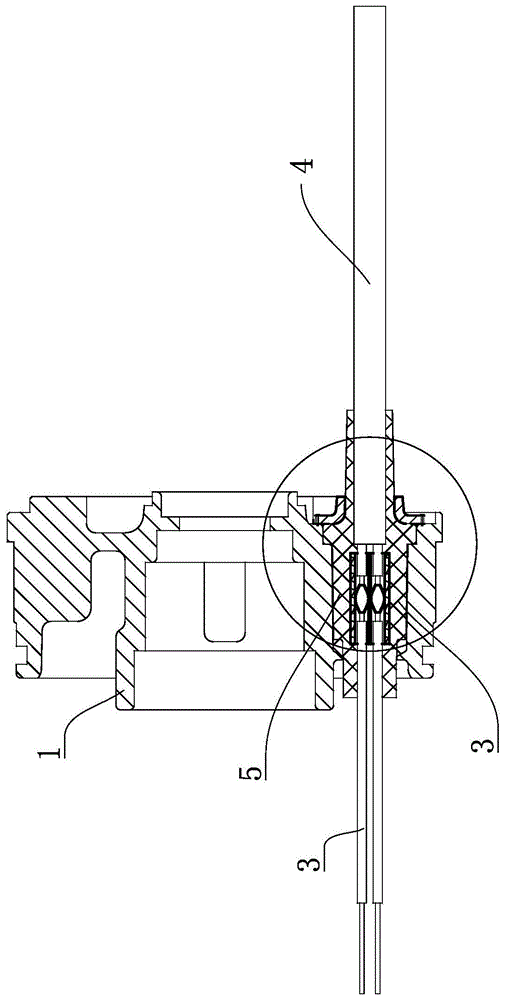 压板式潜水电泵电缆密封结构的制作方法