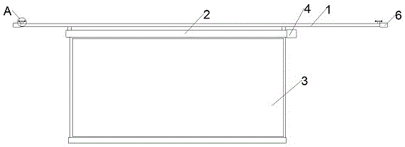 一种教育行业用投影幕布结构的制作方法