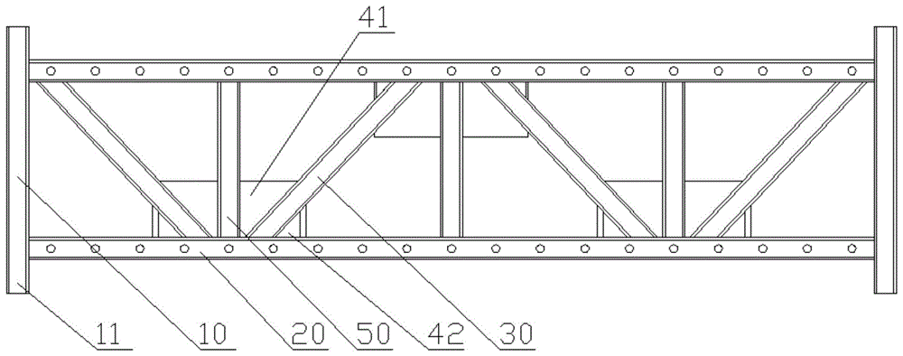 结构牢固的水平桁架的制作方法
