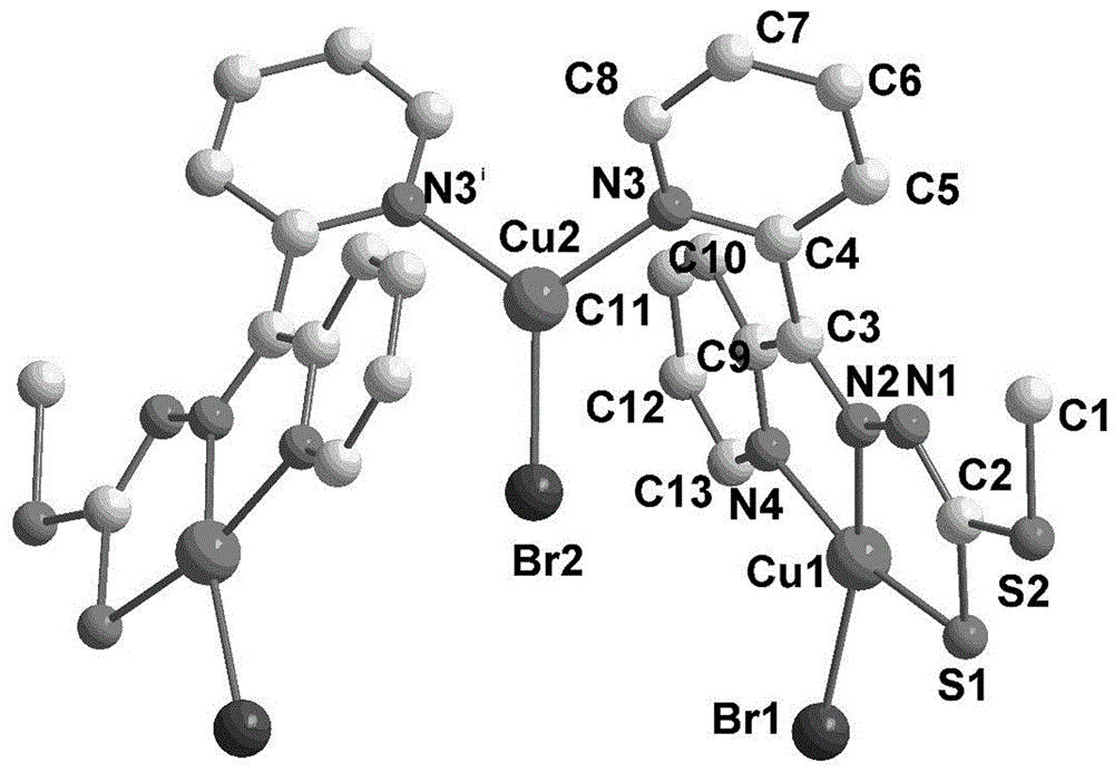 一种二硫代氨基甲酸混价铜配合物及其制备和应用的制作方法