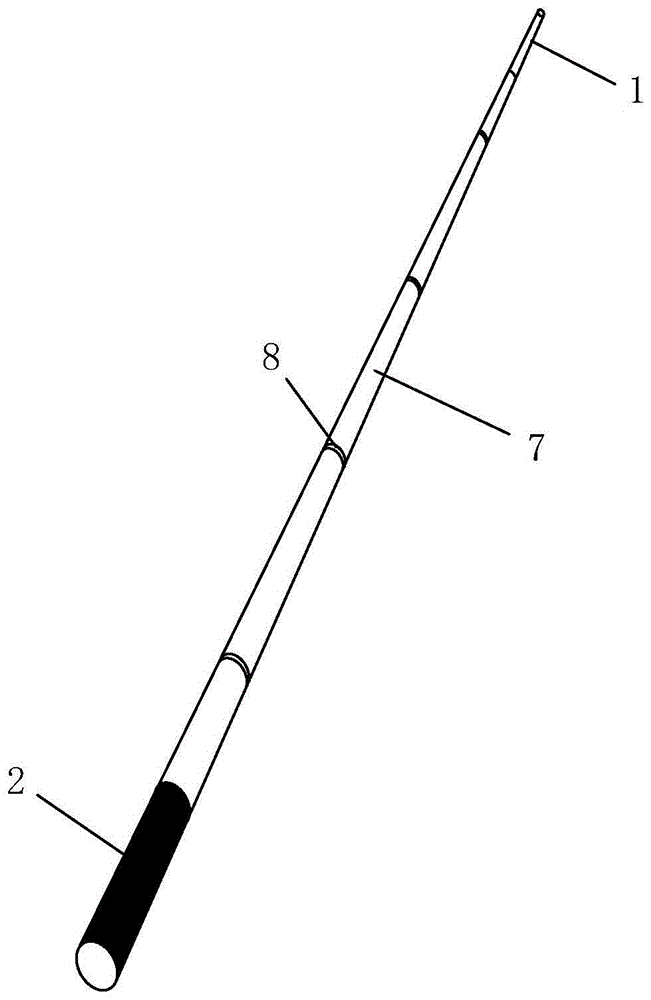 一种强度提高的新型鱼竿的制作方法
