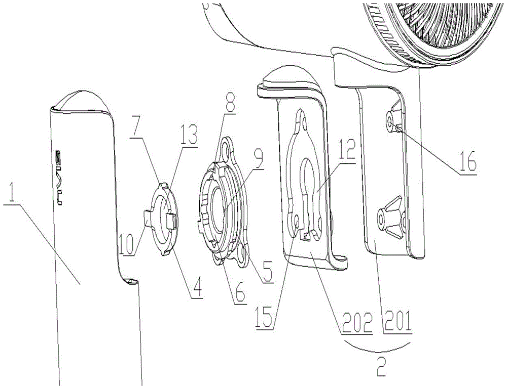 吹风机及其折叠结构的制作方法