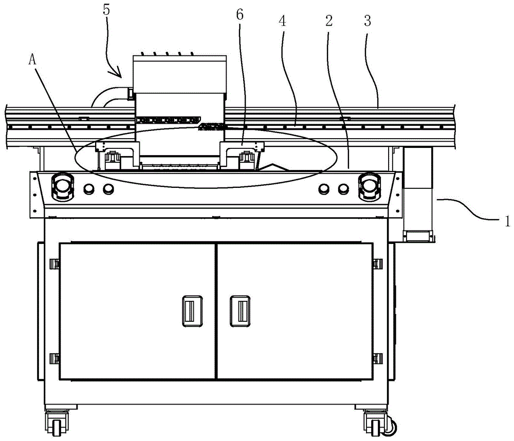 一种平板打印机防撞装置的制作方法