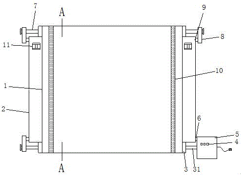 一种书画牵纸台的制作方法