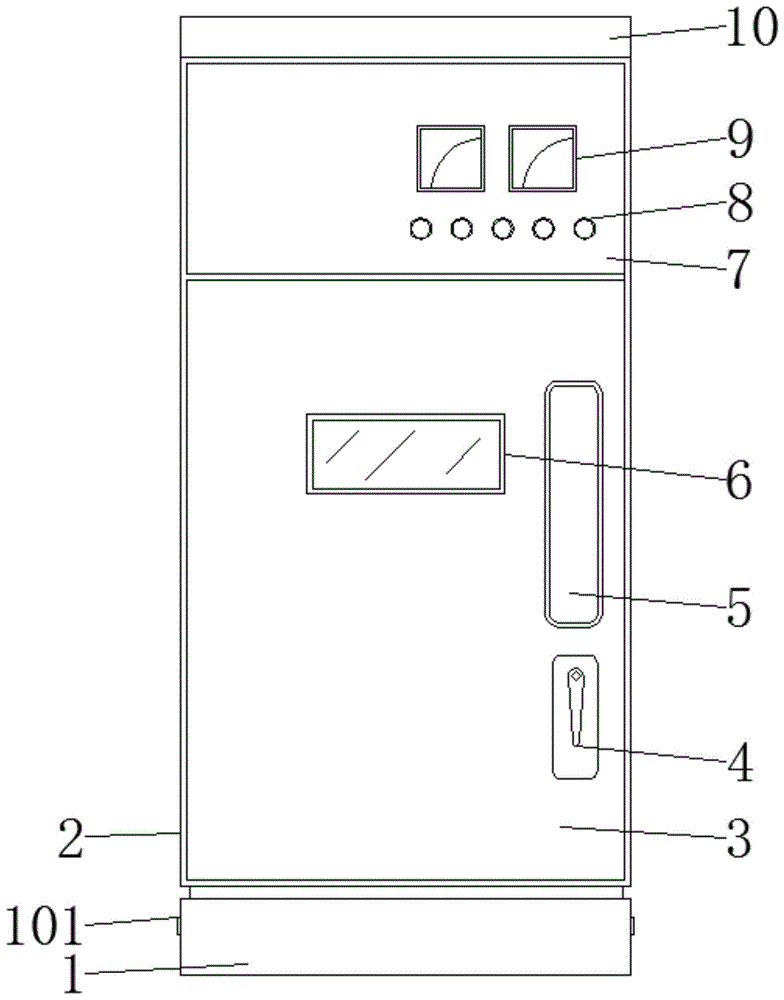 一种交流金属环网开关柜柜体的制作方法