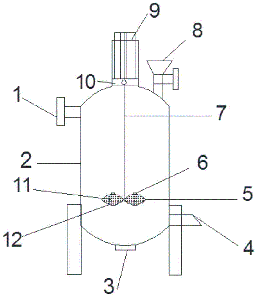 一种固液反应装置的搅拌翅的制作方法