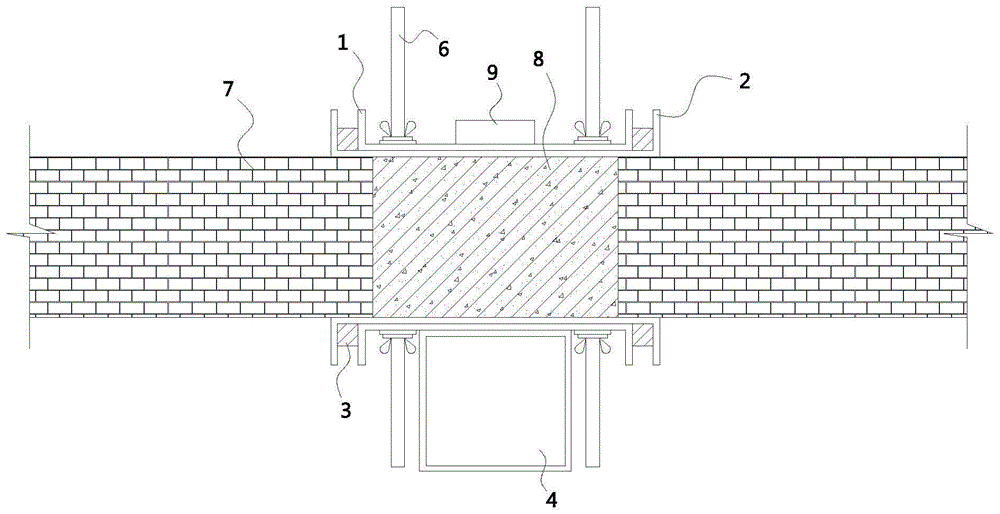 一种工具式构造柱模板单元及构造柱模板结构的制作方法