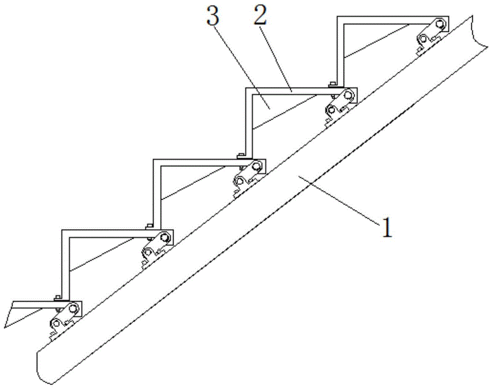 一种装配式预制建筑楼梯模台的制作方法