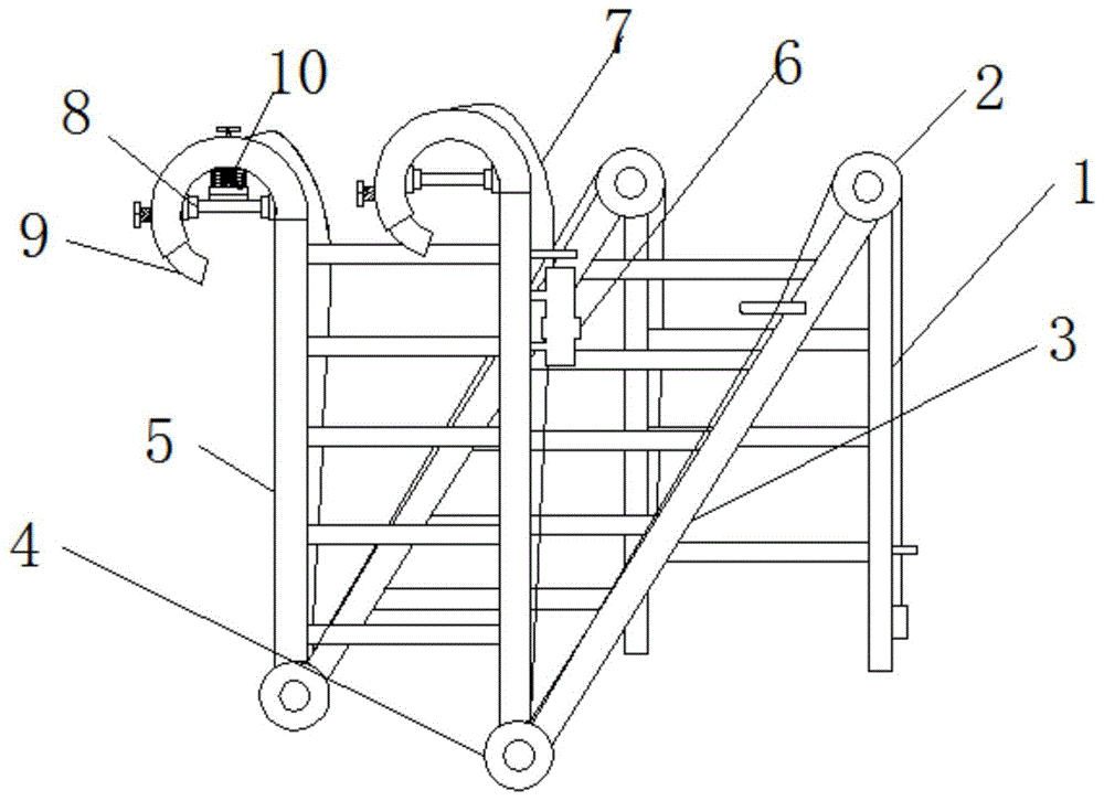带电折叠梯的制作方法