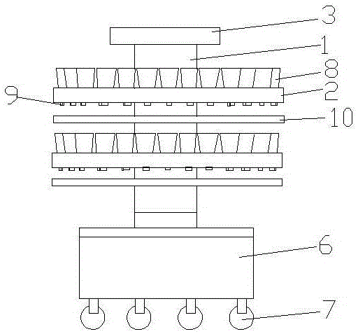 一种新型花卉摆架的制作方法