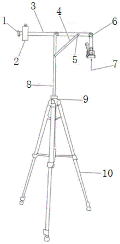 一种天文观测专用三脚架的制作方法