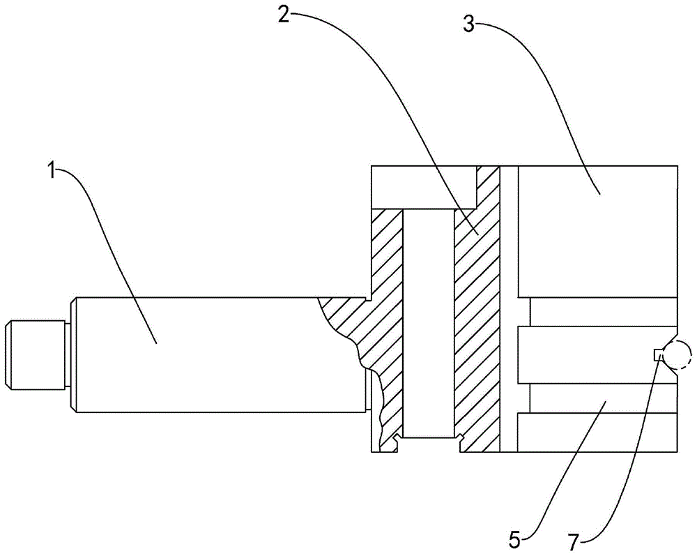 一种前轴锻件检具用V型块的制作方法