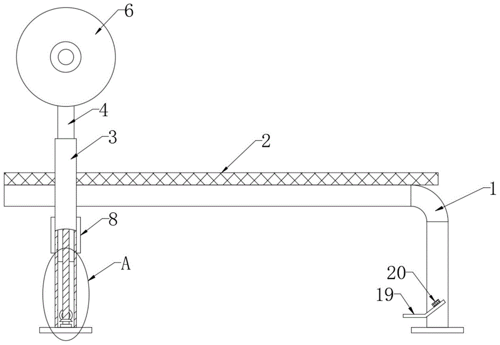 一种体育杠铃架的制作方法