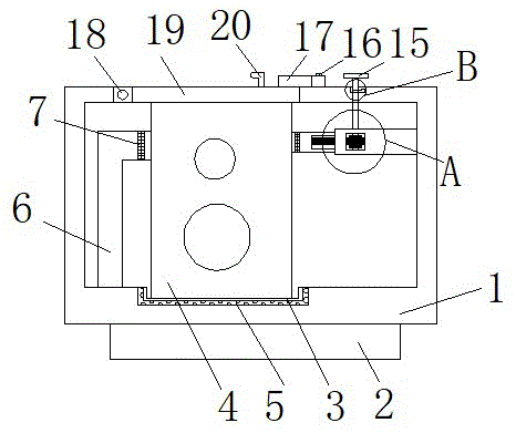 一种开放式机载电子设备安装机架的制作方法