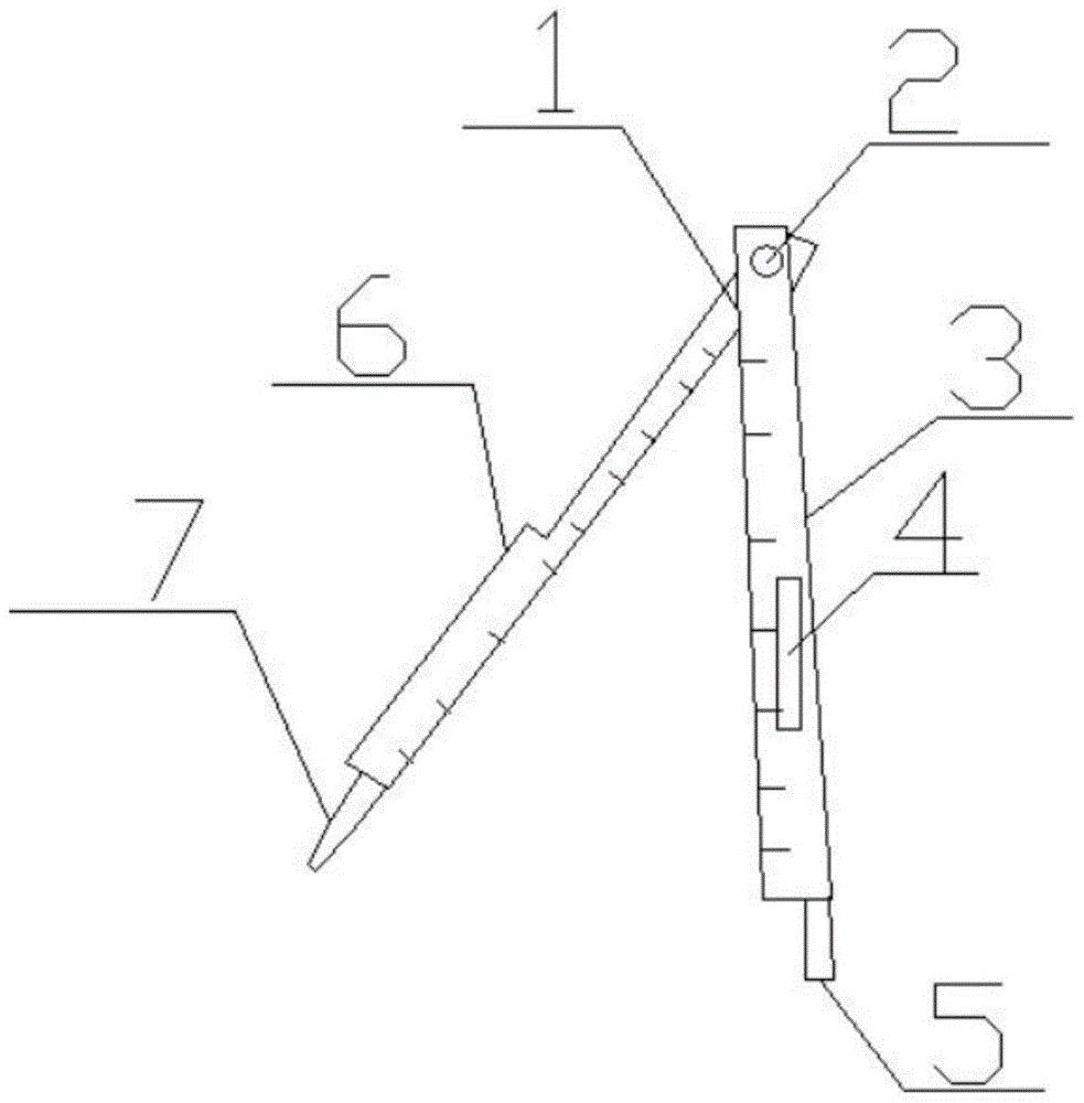 一种建筑工程检测用测量尺的制作方法