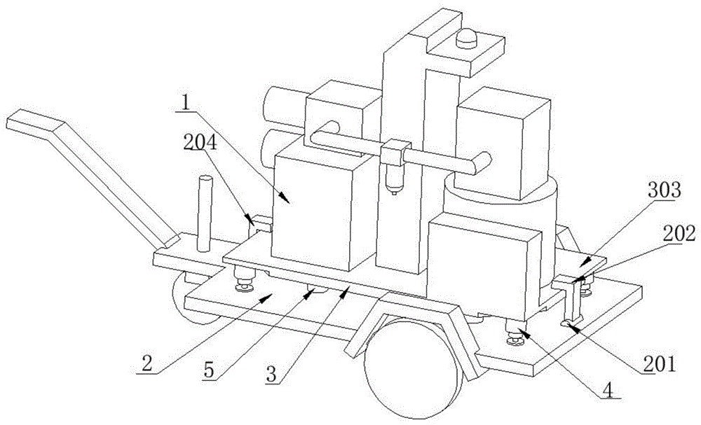 一种带有真空辅助泵减震座的移动拖泵的制作方法