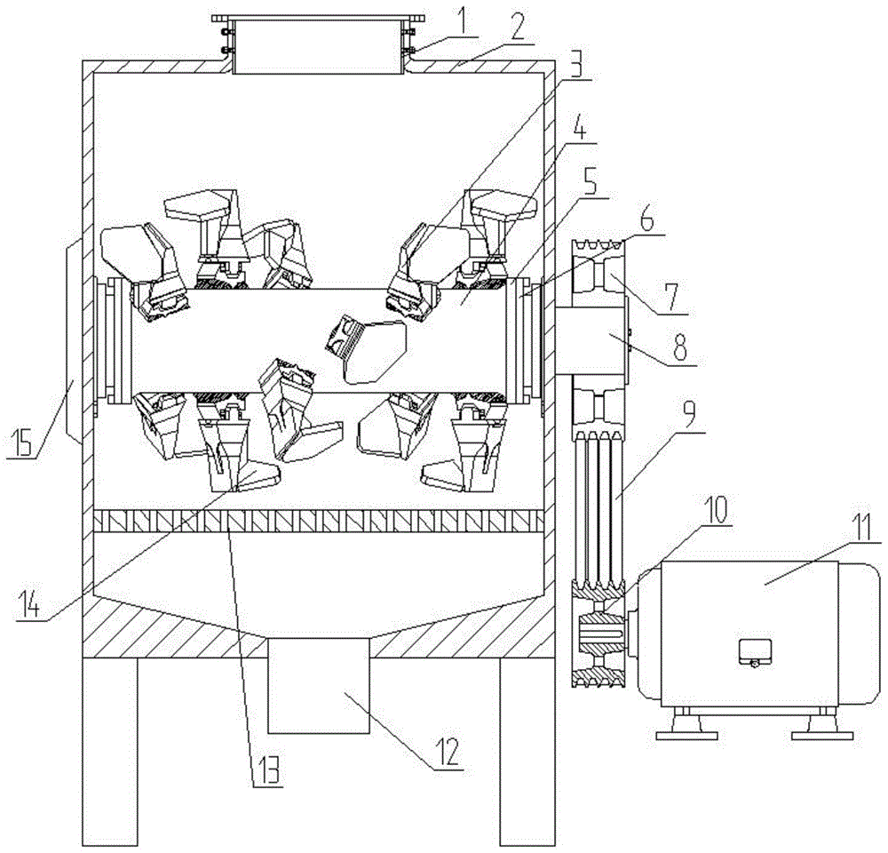 建筑废料破碎装置的制作方法