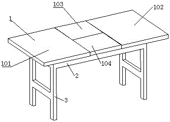一种折叠餐桌的制作方法