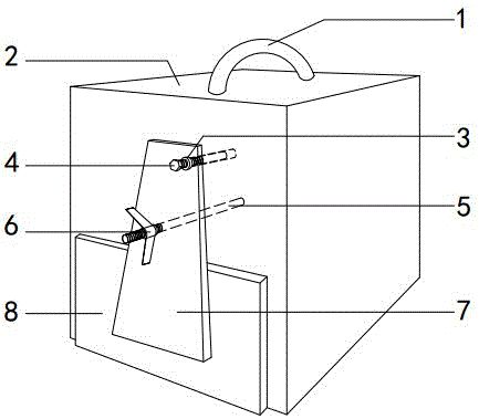 屋面砼保护层界格缝板条定位器的制作方法