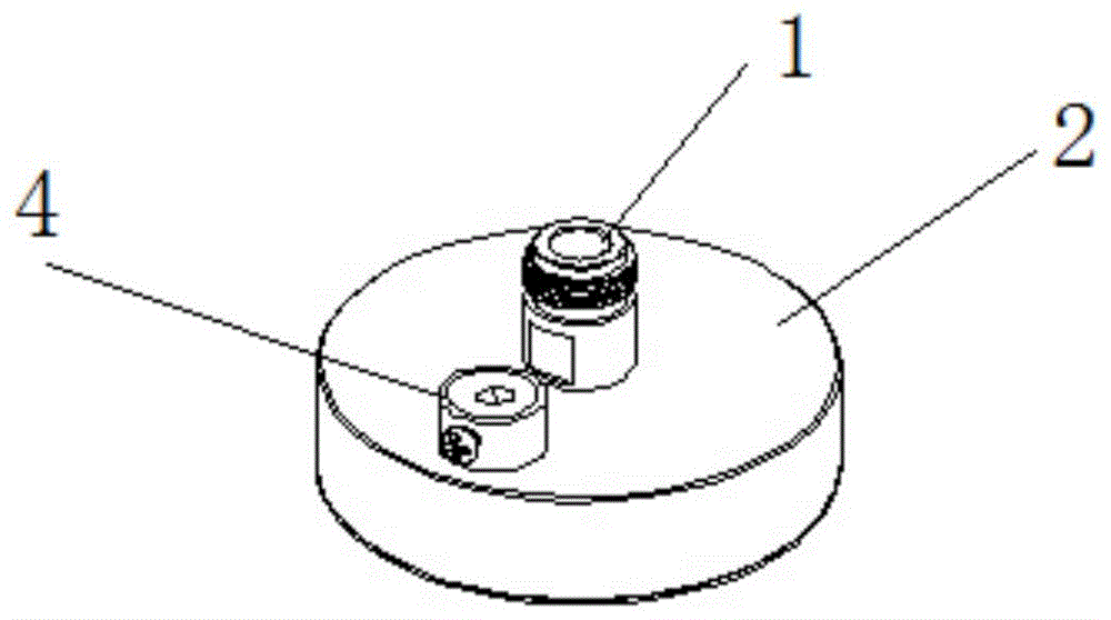 一种带固定座的圆形微波理疗专用辐射器的制作方法