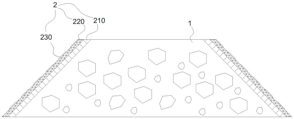 一种土石混填路基结构的制作方法