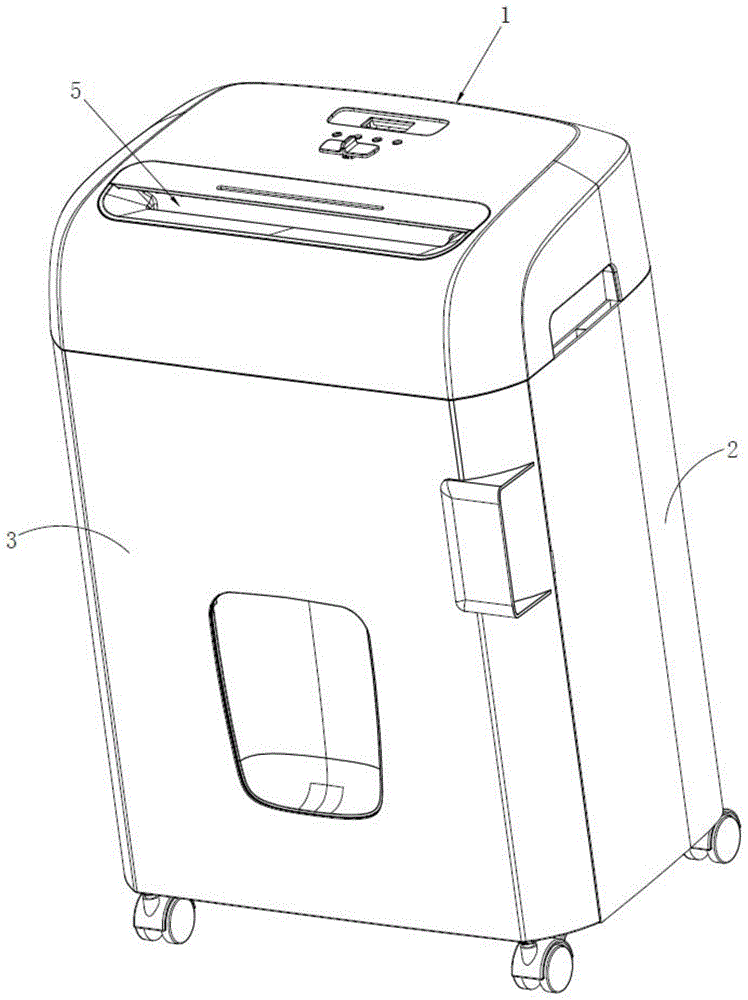 一种具有铺袋装置的碎纸机的制作方法