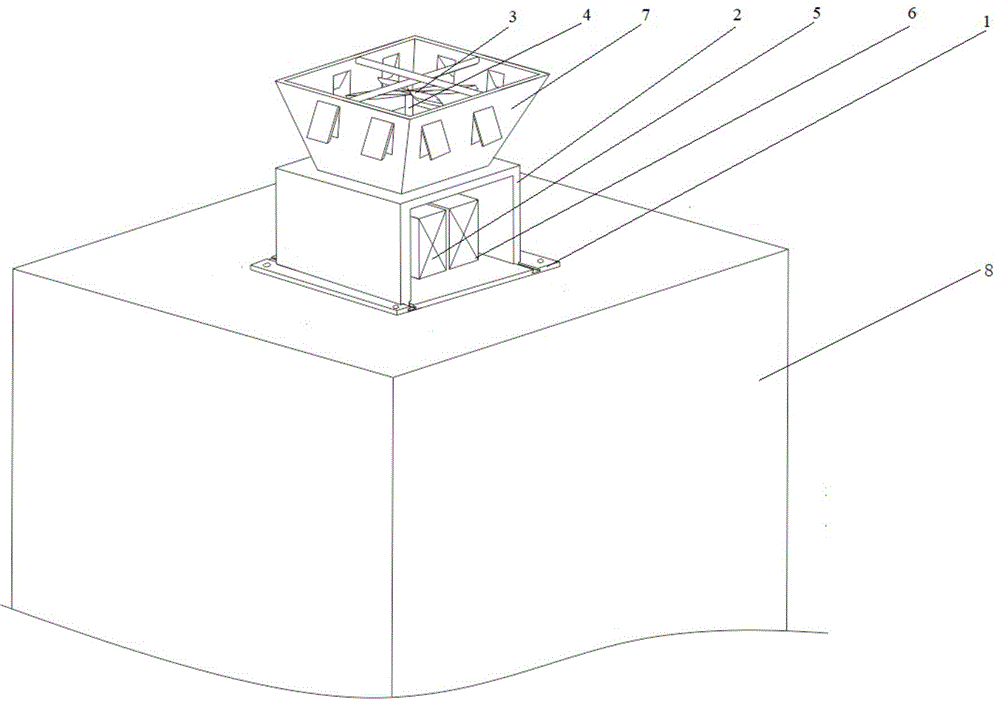 一种矿井提升机罐笼风力发电装置的制作方法