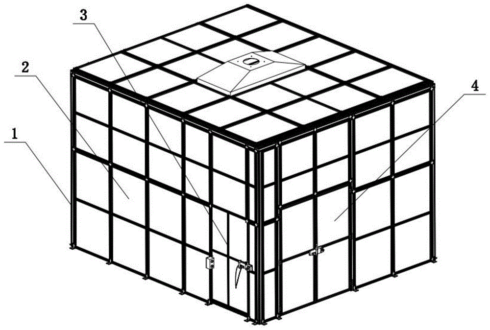一种多层防护便于维修的激光焊接房的制作方法