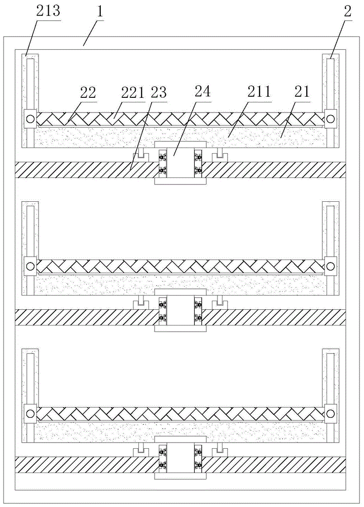 一种双面书架的制作方法