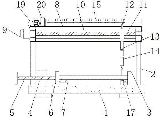 一种可准确定位的配电柜生产用钻孔装置的制作方法