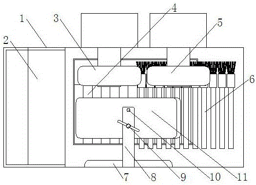 一种油画笔毛端与笔杆咬合装置的制作方法