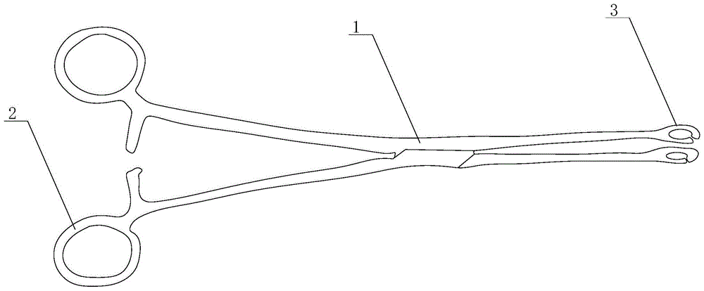 一种便于缝合的手术用卵圆钳的制作方法