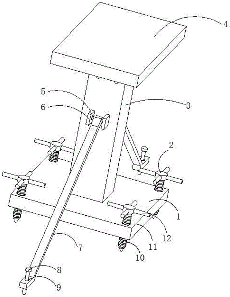 一种稳定使用的台座钢板的制作方法