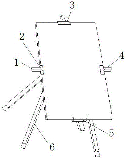 一种便携式可折叠写生装置的制作方法