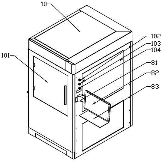 一种工业sla激光3D打印机的制作方法