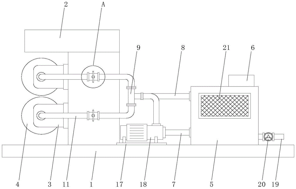 一种高效片材机用冷却装置的制作方法