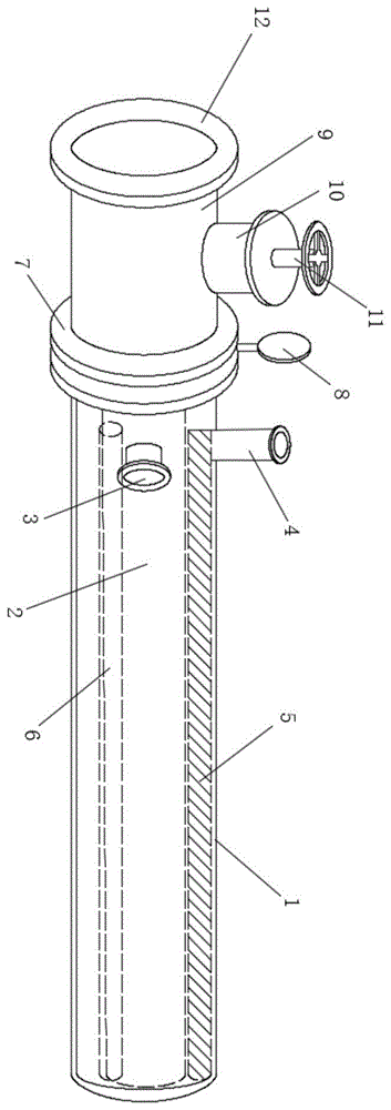 一种矿井用仰角钻孔注浆放水测压套管的制作方法