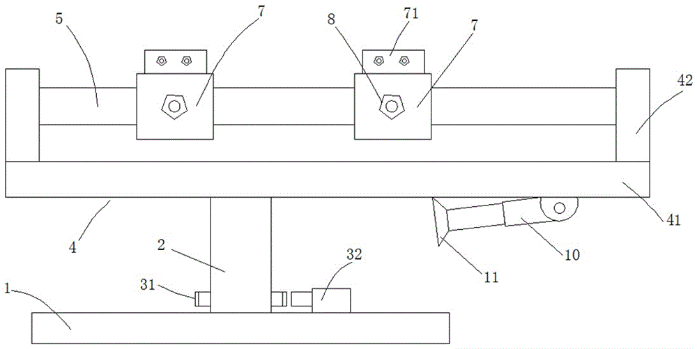 一种计算机用的可调节式多显示屏滑动支座的制作方法