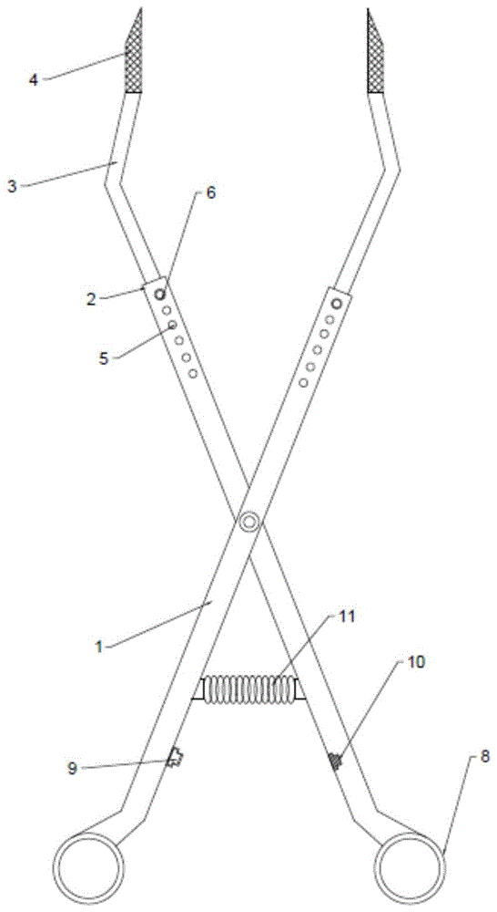 一种新型泌尿科用结石钳的制作方法