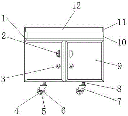 一种具有调节功能的建筑管理用工作台的制作方法