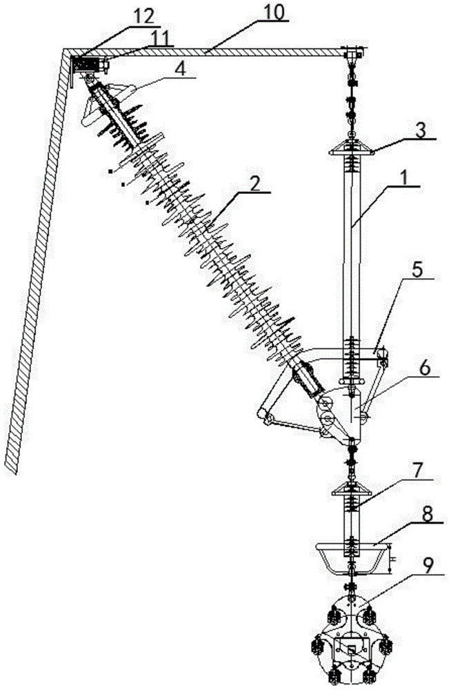 一种防风偏用“Ч”型悬垂串的制作方法