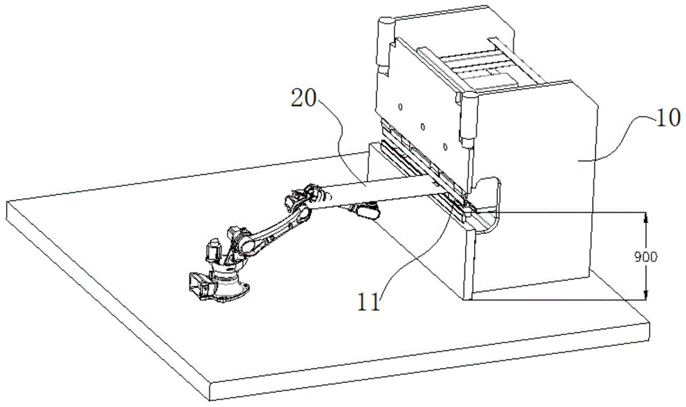 一种负载折弯专用机器人的制作方法