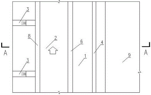 一种用于城镇软基河道清洪分治的复式堤防断面结构的制作方法