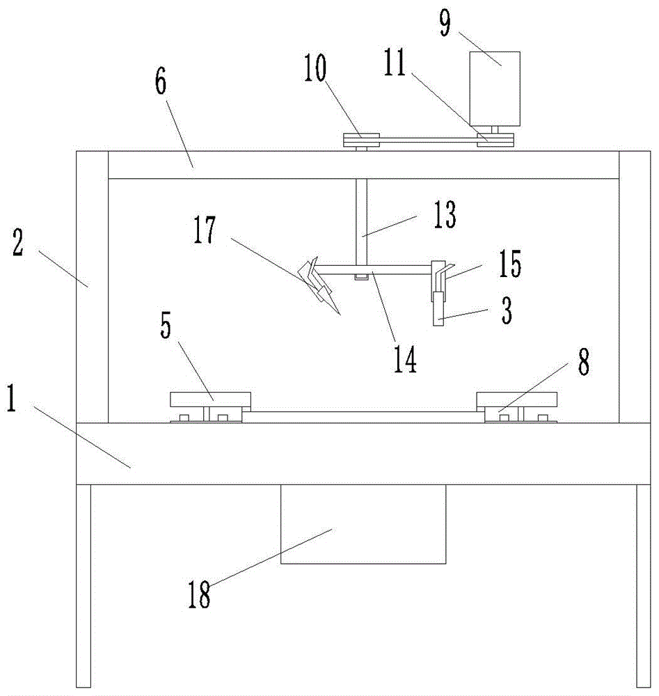 一种建筑用钢板开孔装置的制作方法