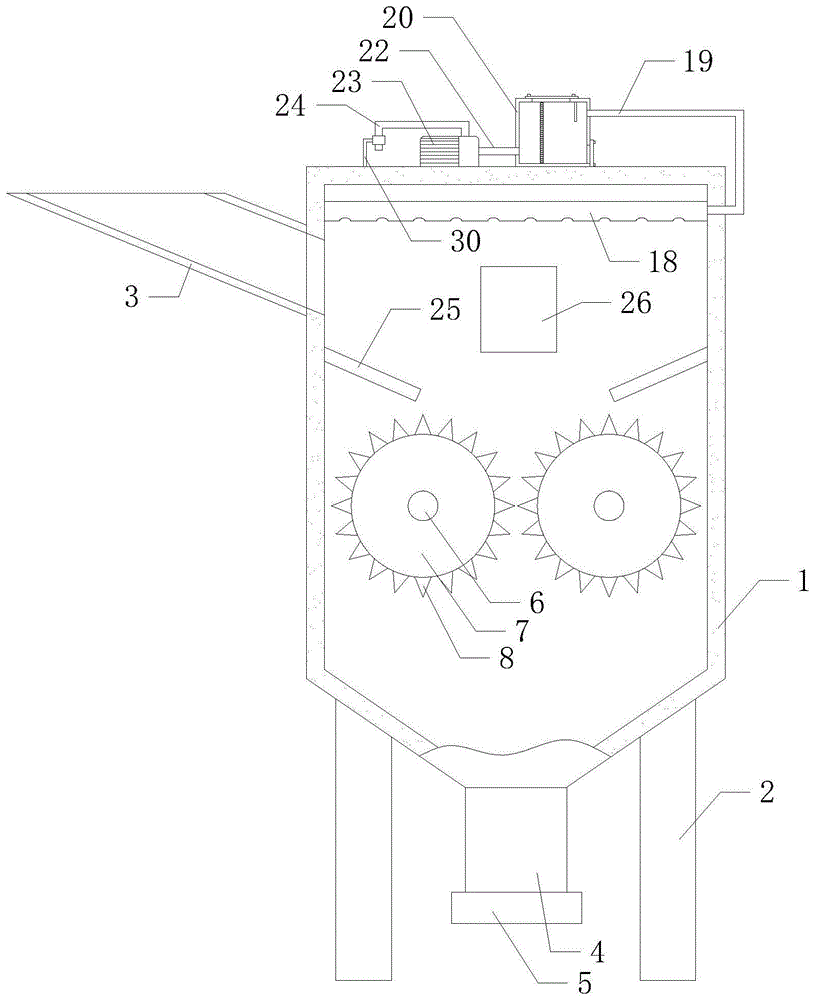 一种木质家具加工废料处理装置的制作方法